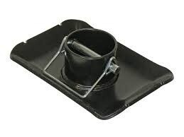 Black Short Jack Foot 2000# Capacity 1.7&quot; Tall