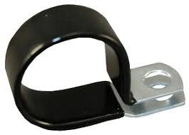 1/2&quot; Black Coated Cable Clamp  ( COV0909Z1 )