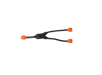 (GYAC4P30) Generator 30A 4 Pin Male to two 3 Pin Female