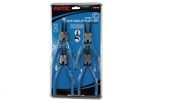 Pliers 7&quot; 4 Pc Circlip Set FHCPS3007