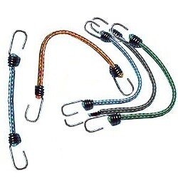 12&quot; Multi-Color Hook Bungee 10pc  HTD12C
