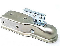 2&quot; Straight Coupler w/3&quot; Channel 5000# Capacity Zinc