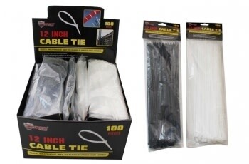 12&quot; Cable Tie Black or White  (2221236)