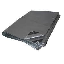 Super Heavy Duty Tarp - Silver  12x22