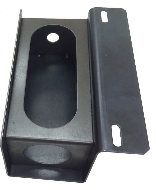 6" Oval Light Box Smooth Steel w/ License Plate (RFQ3067)