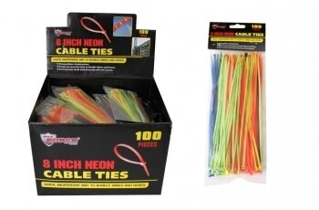 8&quot; Neon Cable Ties  (2221237)