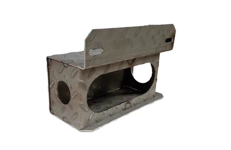 6" Oval Light Box DP Steel w/ License Plate (288395)