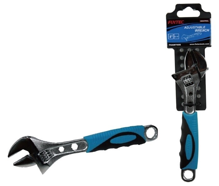 Wrench Adjustable 10&quot; w/ Rubber Grip FHAW7010