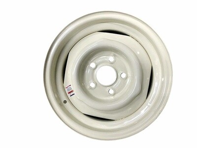 Dexstar Retro 14&quot;x 5.5 Conventional Wheel  5 on 4.5&quot; Bolt - Cream 2.62&quot; Diameter Bore