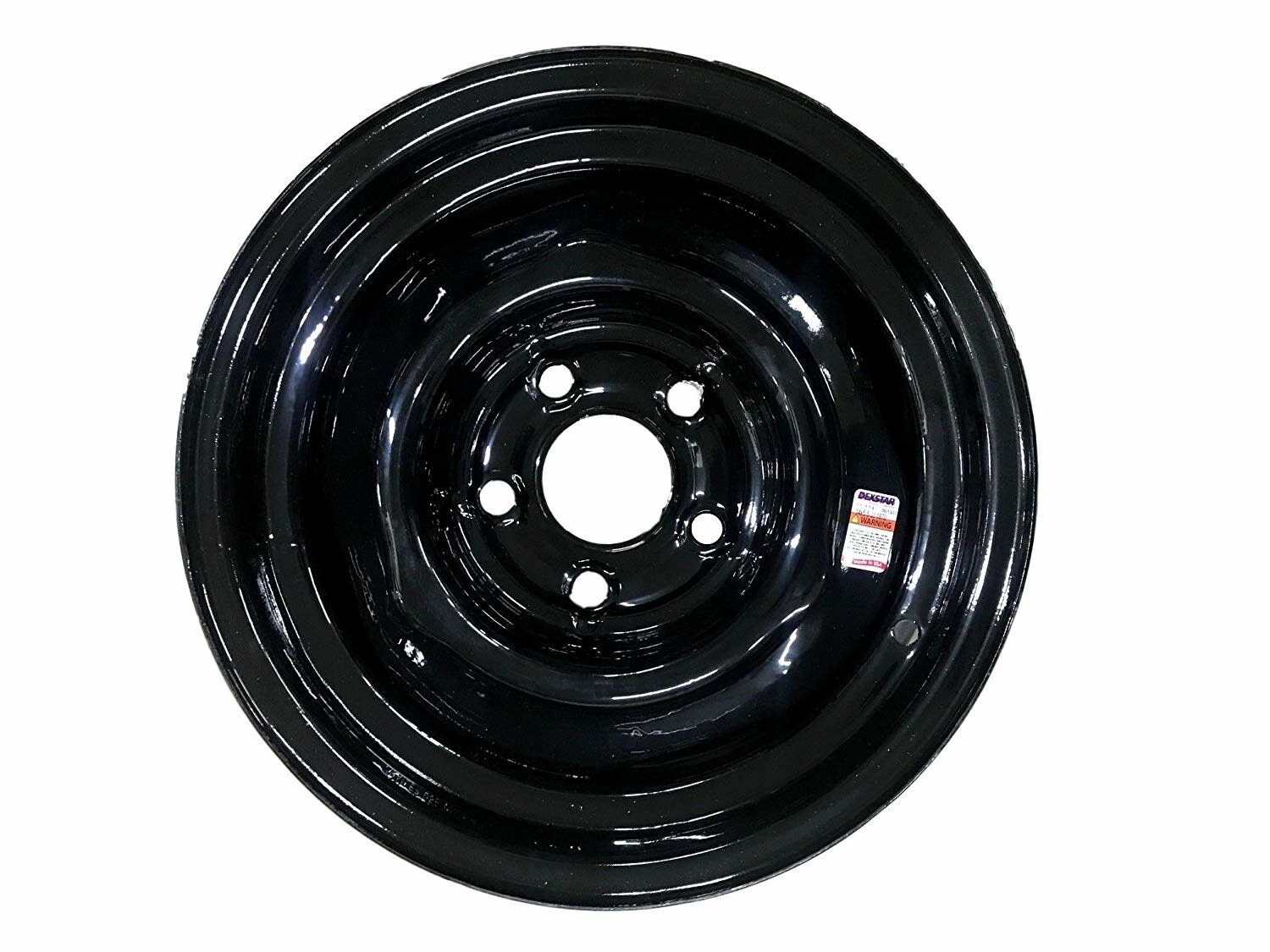 Dexstar Retro 14&quot; x 5.5 Conventional Wheel 5 on 4.5&quot; Bolt - Black