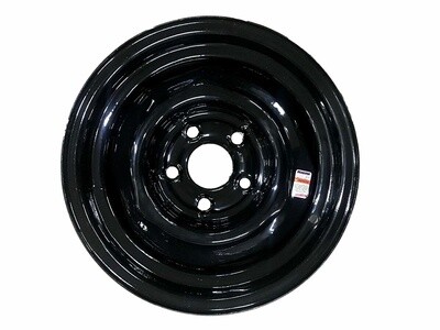 Dexstar Retro 14&quot; x 5.5 Conventional Wheel 5 on 4.5&quot; Bolt - Black