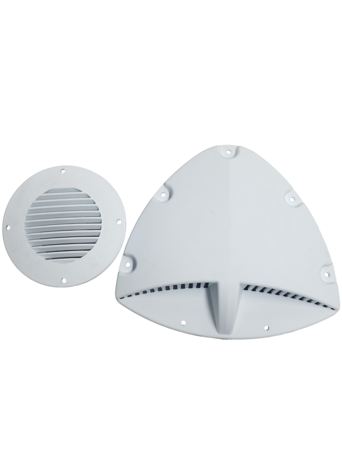 9 X 9 Triangle Moon Vent Kit - Polar White