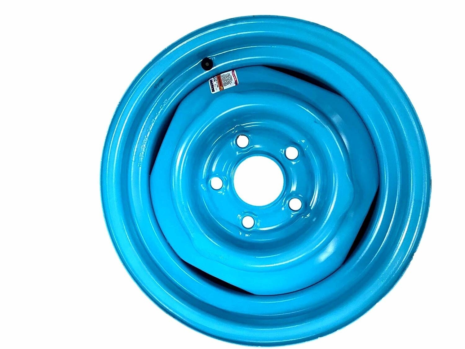 Dexstar Retro 14&quot; x 5.5 Conventional Wheel 5 on 4.5&quot; Bolt - Baby Blue