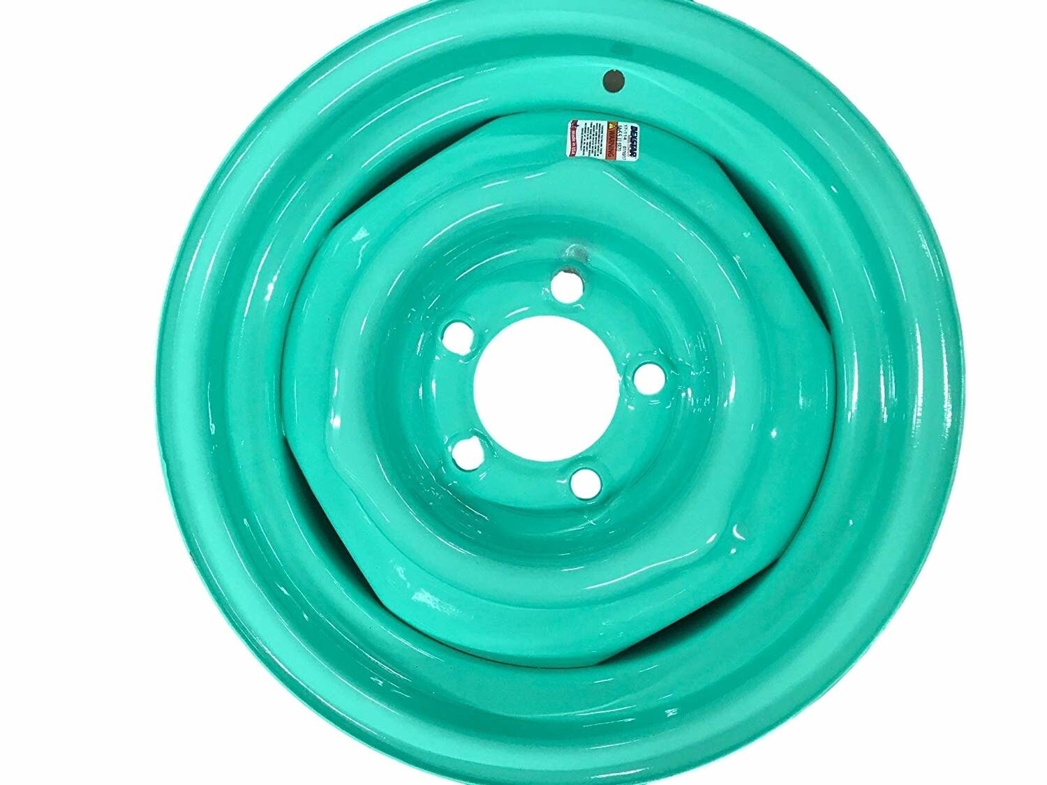 Dexstar Retro 14&quot;x 5.5 Conventional Wheel 5 on 4.5&quot; Bolt - Sea Foam Green (.50 Inset 3.19 Pilot Hole)