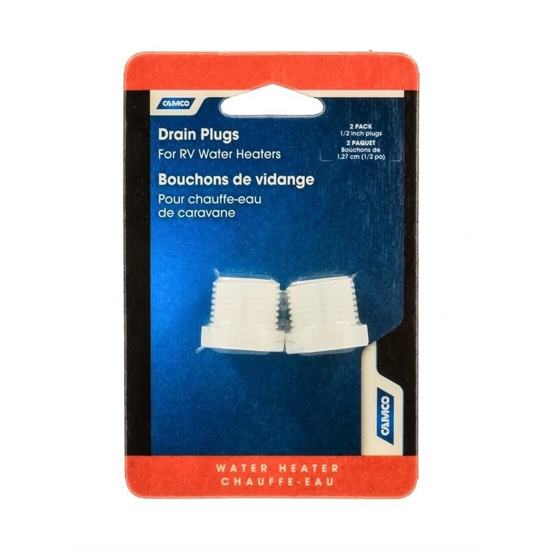 1/2&quot; Water Heater Drain Plug- 2Pk (11630)