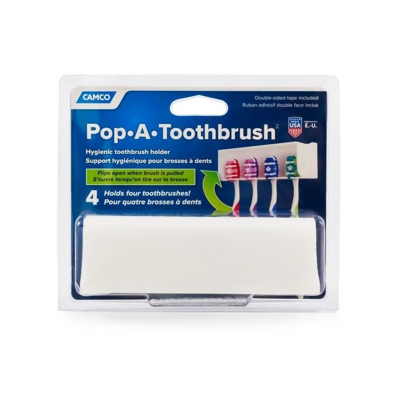 Pop-A-Toothbrush 4 White (57204)