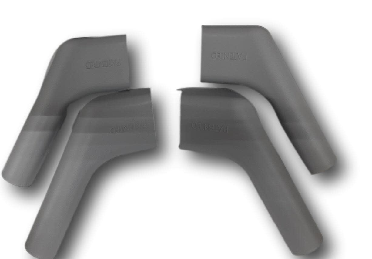 Gutter Spout Wide- Gray 4Pk  (4554)