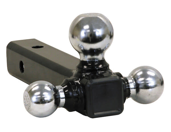 Tri-Ball Hitch Tubular Shank w/ Chrome Balls (1 7/8&quot;, 2&quot; &amp; 2 5/16&quot;)  (1802207)