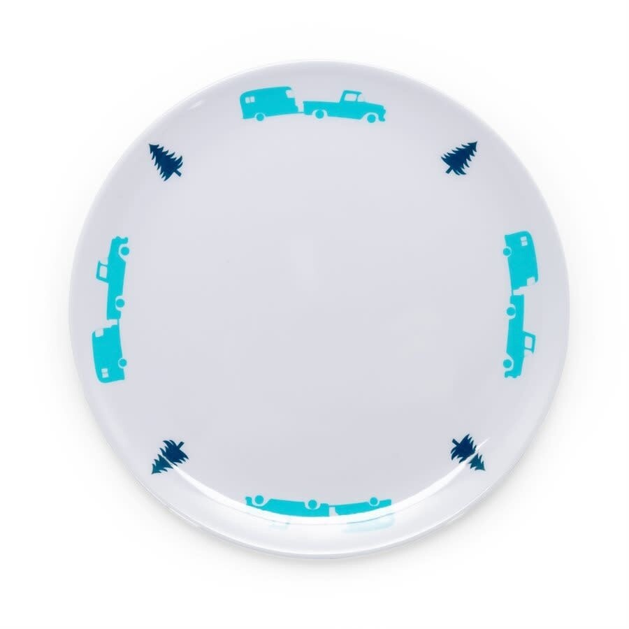 Life is Better- Salad Plate- Tree Pattern (53226)