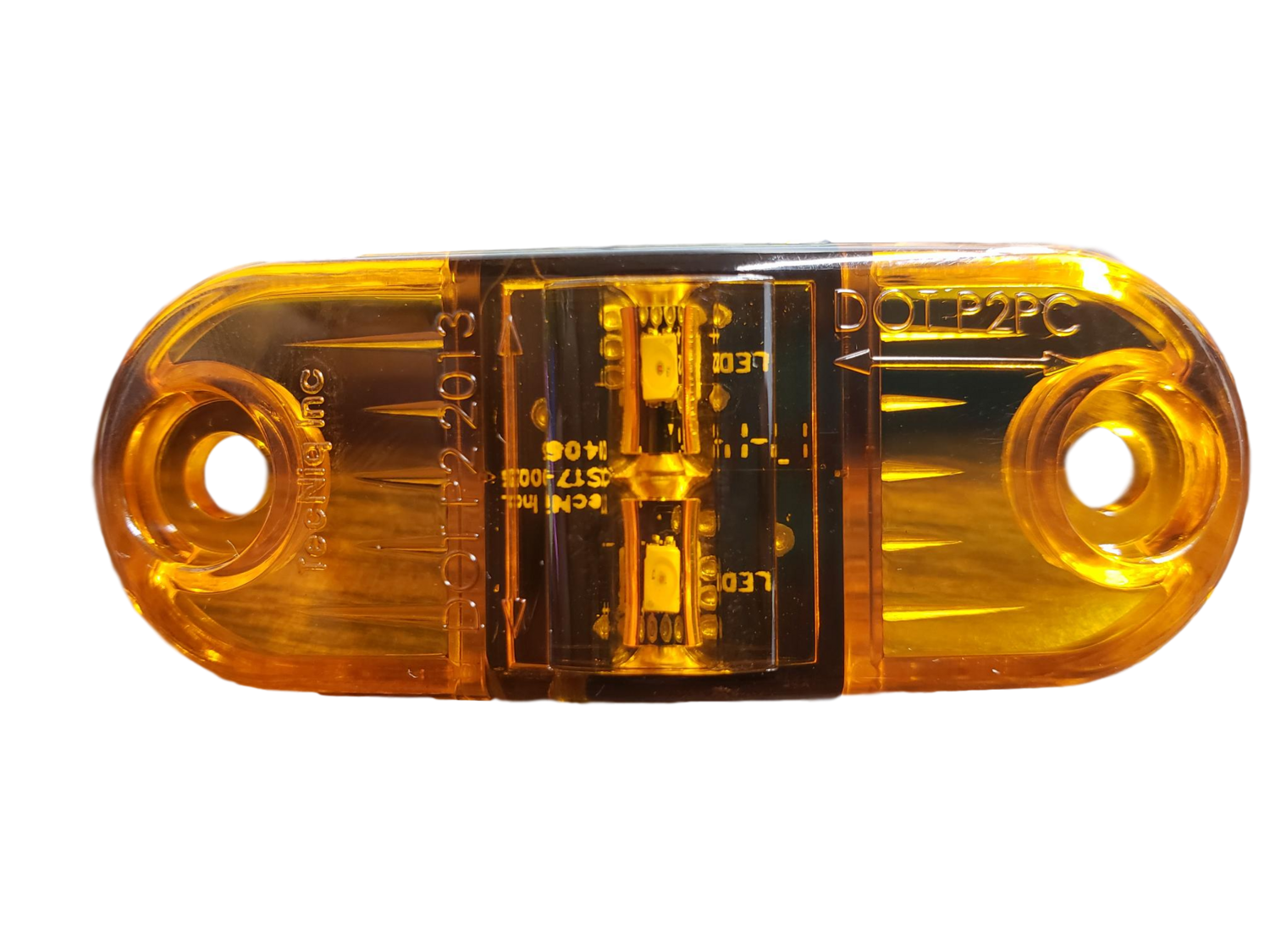 Model S170 Amber P2/PC Waterproof Sidemarker Amber Lens 6&quot; Pigtail (S17-AA0P-1)