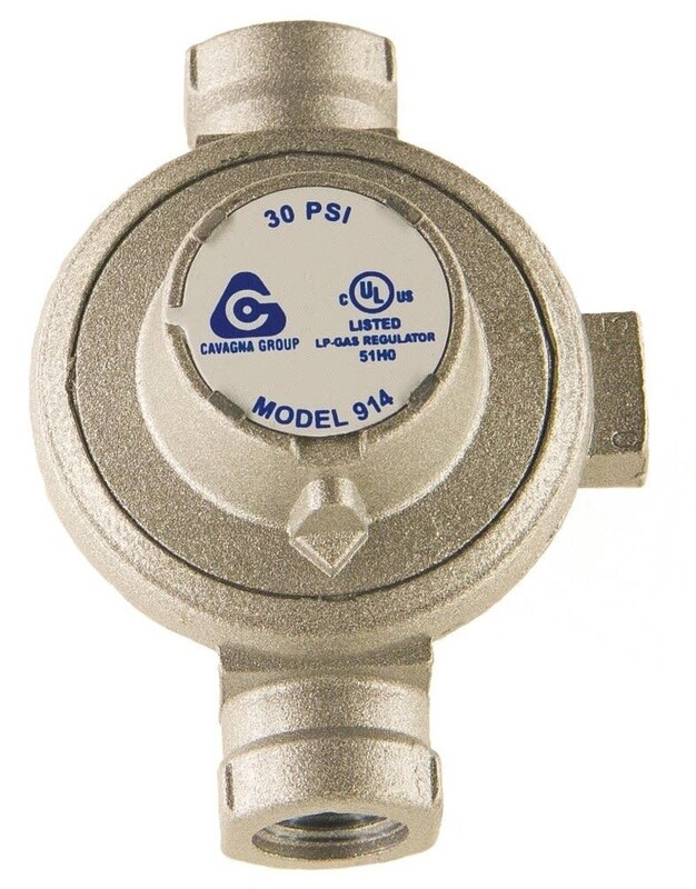 Cavagna 30 PSI Single-Stage High Pressure Regulator