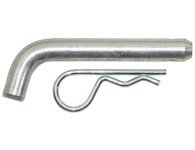 5/8 X 3.3&quot; Clear Zinc Hitch Pin with Cotter (HP6253WC)