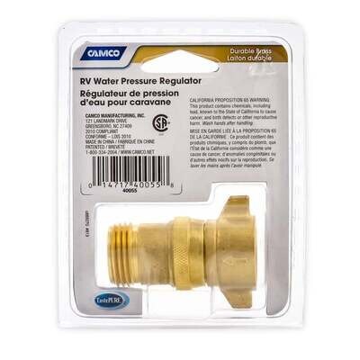 RV Water Pressure Regulator - 3/4" (40055)