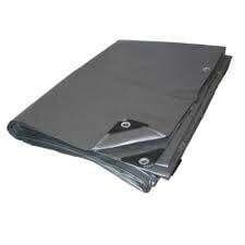 Super Heavy Duty Tarp- Silver 7x10