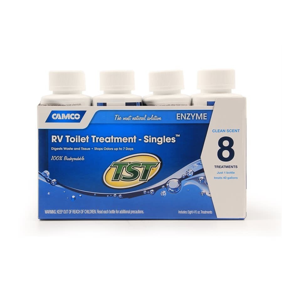 TST RV Toilet Treatment Singles Clean Scent 8-4oz (41501)