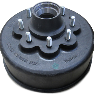 8000# Brake Drum 12.25&quot; x 3 3/8&quot; 8-6.5-9/16