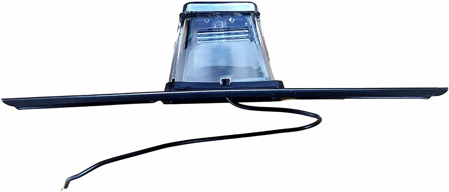 Optronics Chrome Incandescent License Plate Light w/Bracket  (LP-42CB)