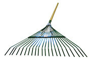 Spring Metal Leaf Rake- 22 Teeth