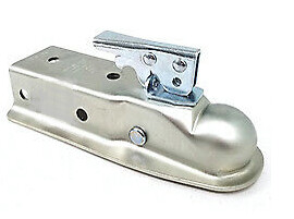 2&quot; Straight Coupler w/2.5&quot; Channel 3500# Capacity Zinc