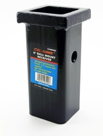 6" Ball Mount Receiver  (CZHBMR6)