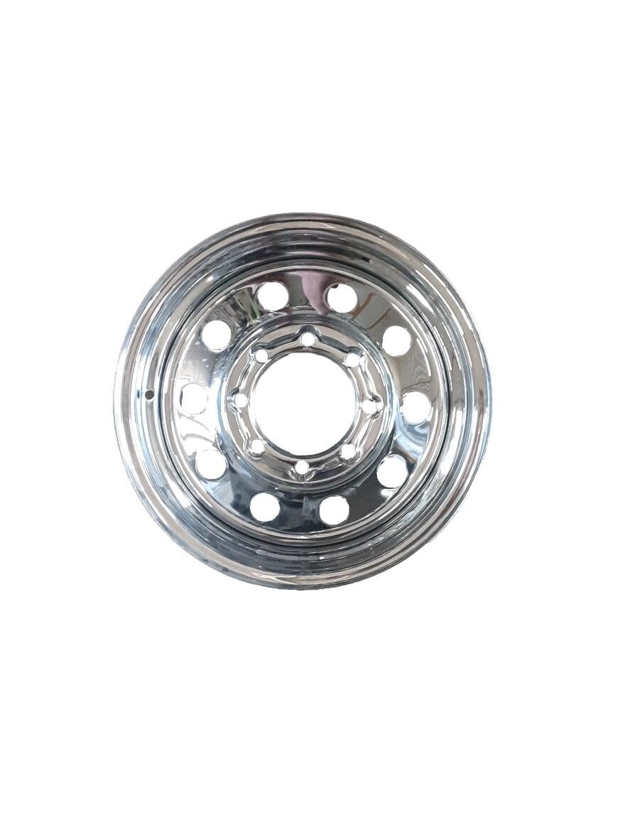 Steel Wheel 16&quot; x 6&quot; 8-6.5 Mod Chrome