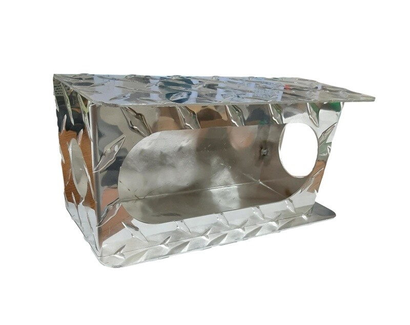 6" Oval Light Box DP Aluminum (MSM)