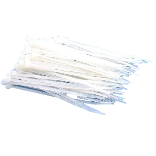 8" Cable Tie (White) 100Pc  (CT836N)