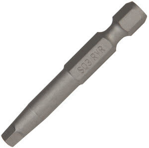 #3 Square x 1-15/16&quot; OAL 1/4&quot; Hex Rock River® Standard Power Bit