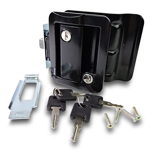 RV Door Paddle Latch- Black (TDL01-B)