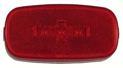 LED 4&quot;  x 2&quot; Marker Light Red/White Base J-625-RW