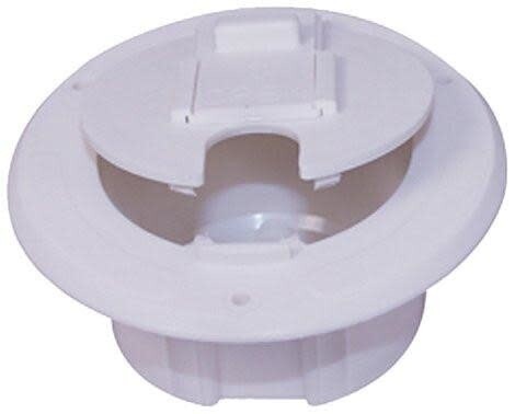 RV Electrical Cable Hatch- White