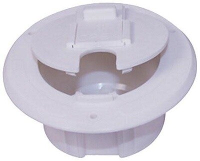 RV Electrical Cable Hatch- White