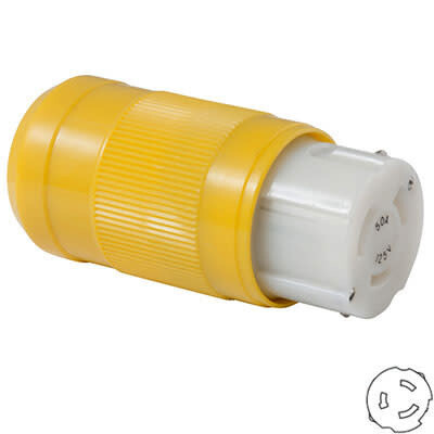 Marinco 50A 125/250V- Easy Lock