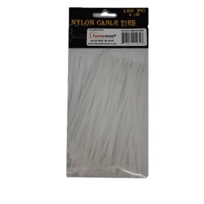 4&quot; Nylon Cable Tie (Black/White) 120Pc