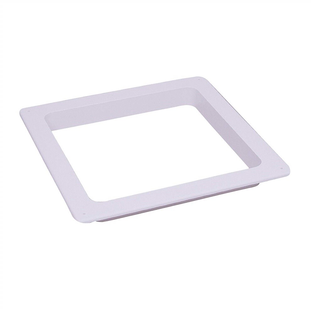 4-7/8&quot; to 6&quot; Garnish Ring White (90146)