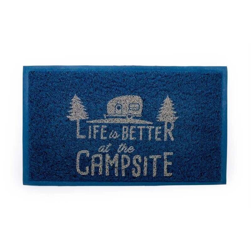 Life is Better | Scrub Rug | Blue | 53201