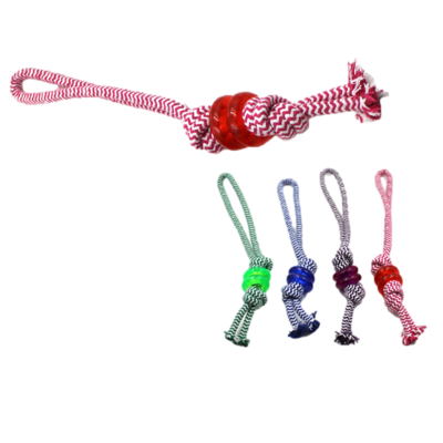 Dog Rope Toy W/Rings