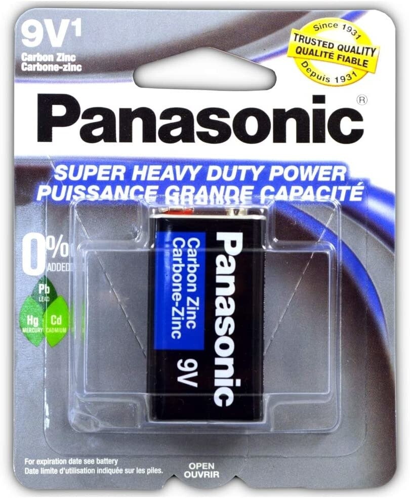Panasonic BATTERIES 9V  (5373)