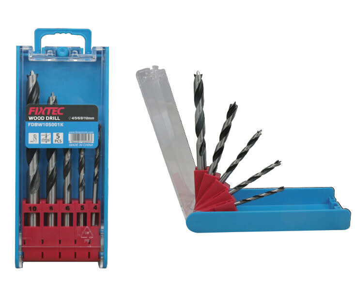 Drill Bits Wood Twist Set 5pcs FDBW105001K