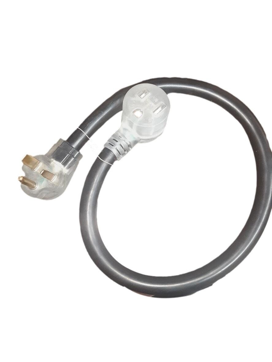 50A Male to 50A Female 36&quot; Adapter w/Clear Plugs